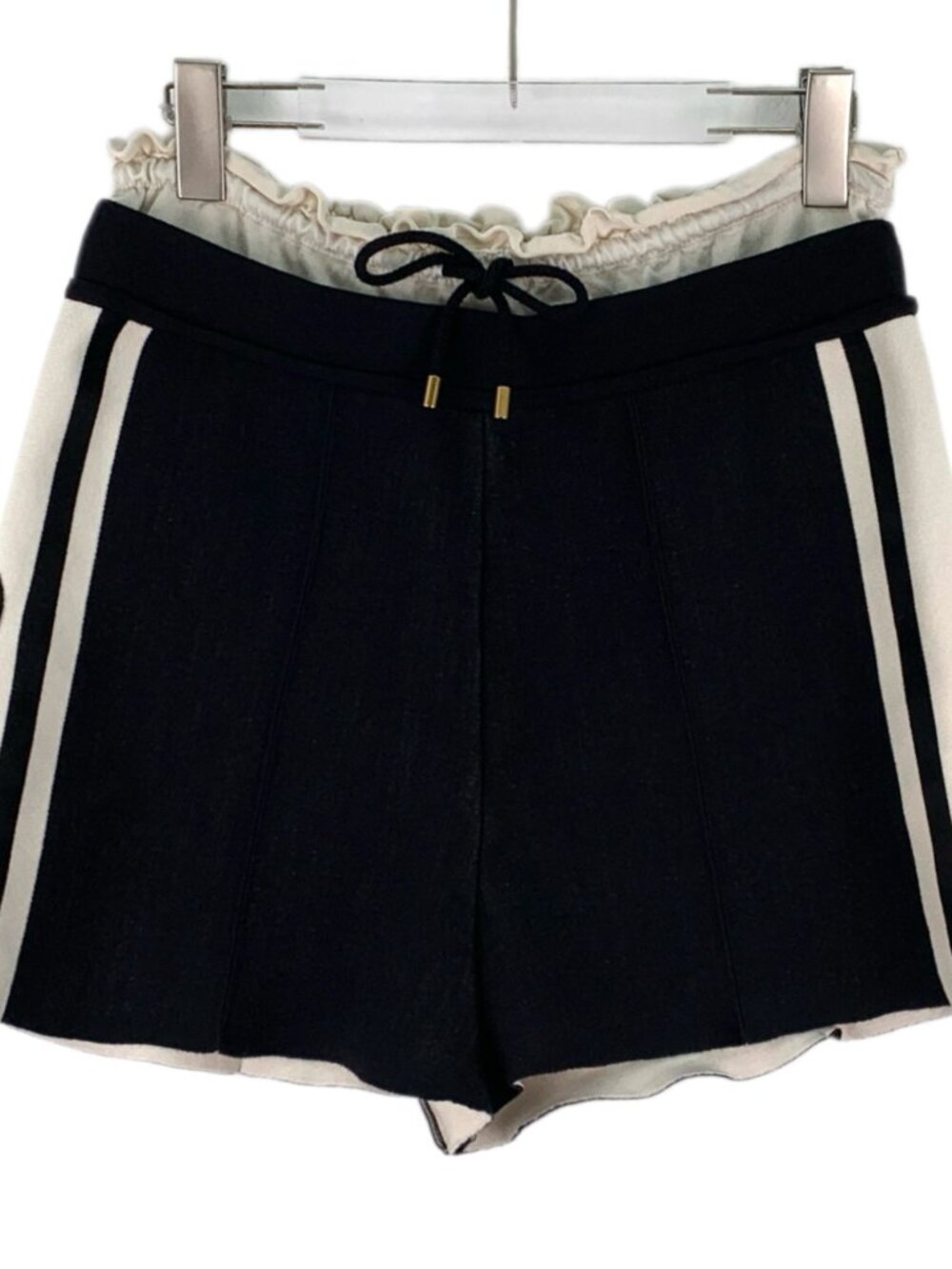 X32296 Louis Vuitton 22 styles black side stripe casual shorts L size